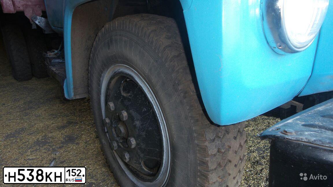 Фото автомобиля GAZ 3307, 1982 — госномер Н538КН152. Цвет: голубой