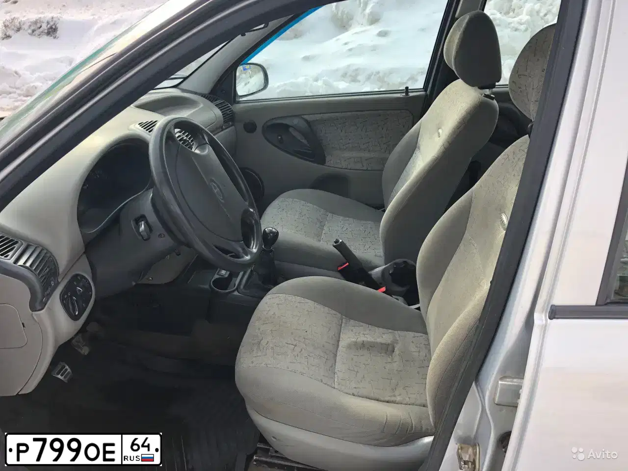 Фото автомобиля ВАЗ 11183 LADA KALINA, 2007 — госномер К067ТР164. Цвет: СЕРЕБРИСТЫЙ