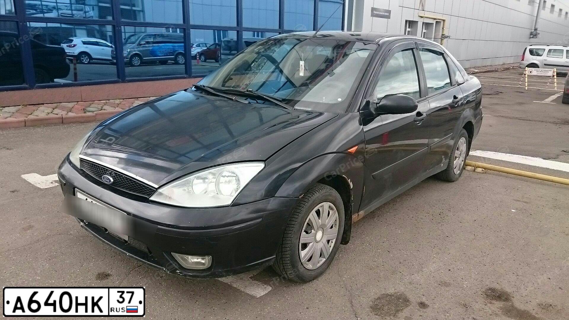 Фото автомобиля FORD FOCUS, 2003 — госномер А853ВК97. Цвет: ЧЕРНЫЙ