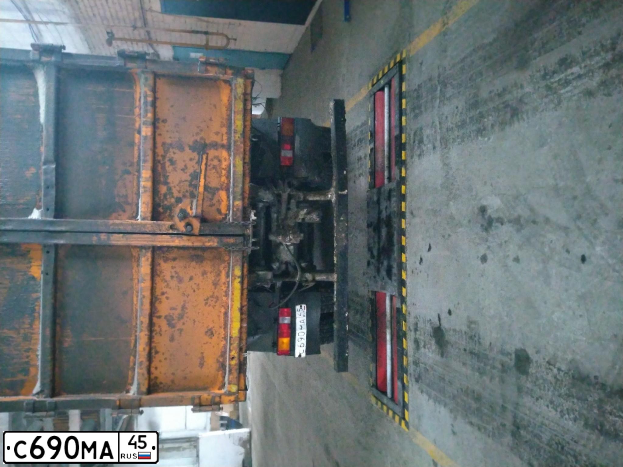 Фото автомобиля MAZ MAN MAZ-MAN 6312 /6X4/, 2013 — госномер С690МА45. Цвет: БЕЛЫЙ