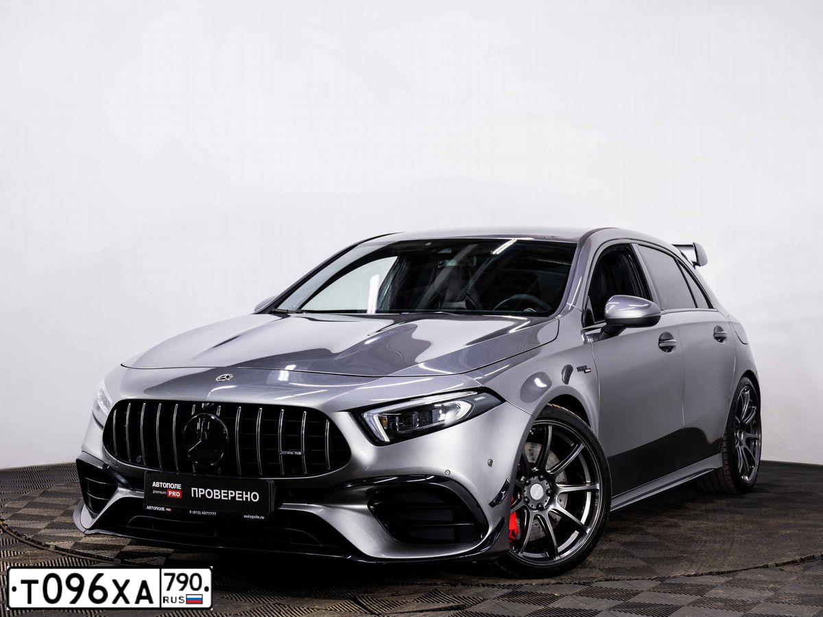 Фото автомобиля MERCEDES A-KLASSE, 2020 — госномер К464АК797. Цвет: СЕРЫЙ