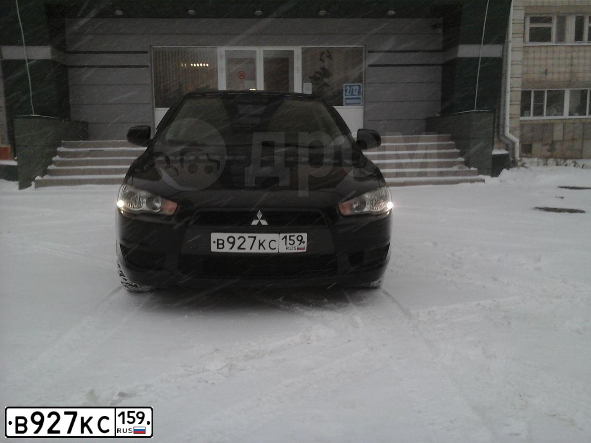 Фото автомобиля MITSUBISHI LANCER, 2007 — госномер Е272ВН154. Цвет: ЧЕРНЫЙ