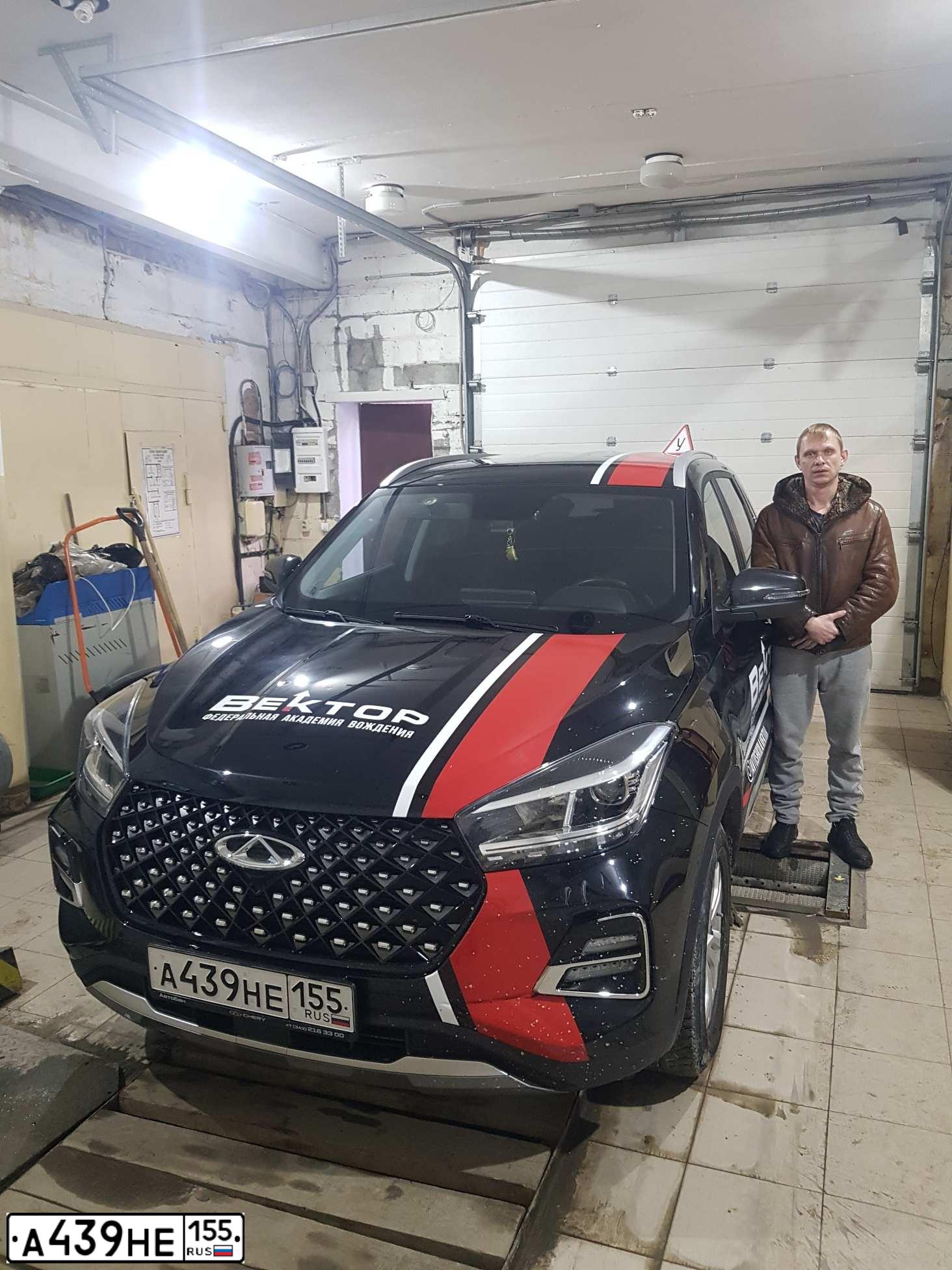 Фото автомобиля CHERY TIGGO 4, 2023 — госномер А439НЕ155