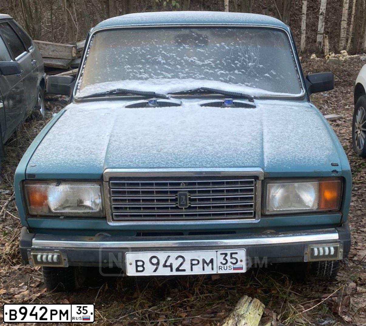 Фото автомобиля ВАЗ 21070, 2004 — госномер В942РМ35