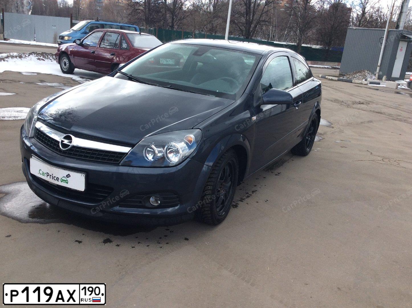 Фото автомобиля OPEL ASTRA, 2009 — госномер Р119АХ190. Цвет: СИНИЙ ТЕМНЫЙ