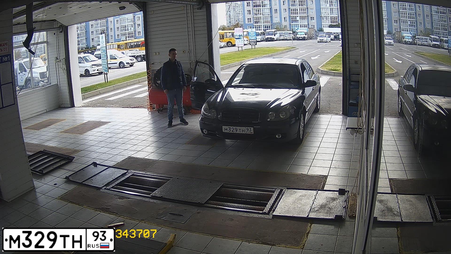 Фото автомобиля TAGAZ SONATA, 2006 — госномер М329ТН93. Цвет: ЧЕРНЫЙ