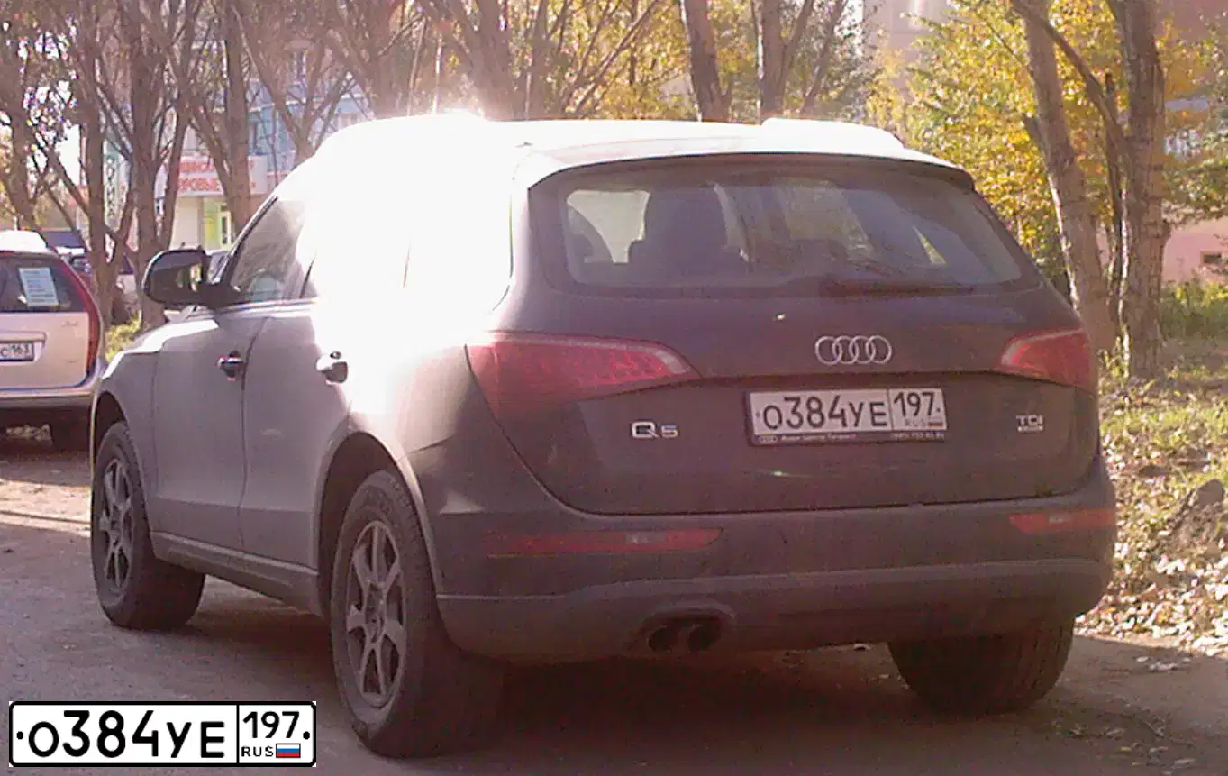 Фото автомобиля AUDI Q5, 2012 — госномер У277МР716. Цвет: ЧЕРНЫЙ