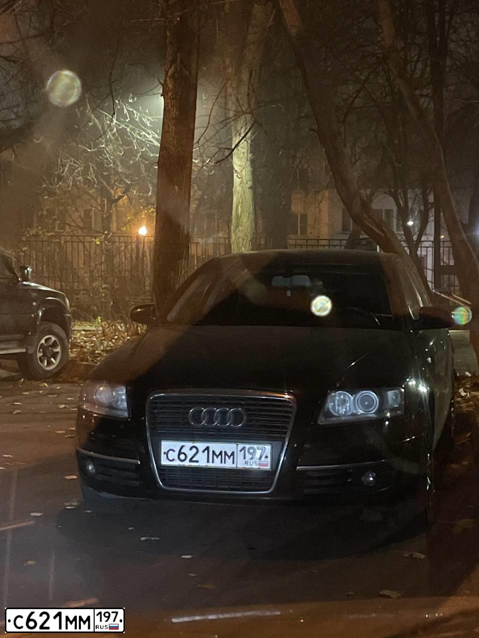 Фото автомобиля AUDI A6, 2008 — госномер Т970ЕМ977. Цвет: ЧЕРНЫЙ