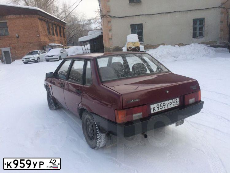 Фото автомобиля LADA 2109 SAMARA, 1997 — госномер К959УР42. Цвет: ГРАНАТОВЫЙ