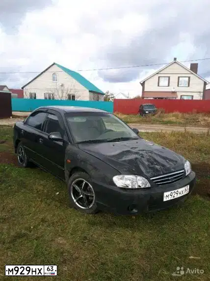 Фото автомобиля KIA SPECTRA, 2008 — госномер А443КТ763. Цвет: ЧЕРНЫЙ ЖЕМЧУГ