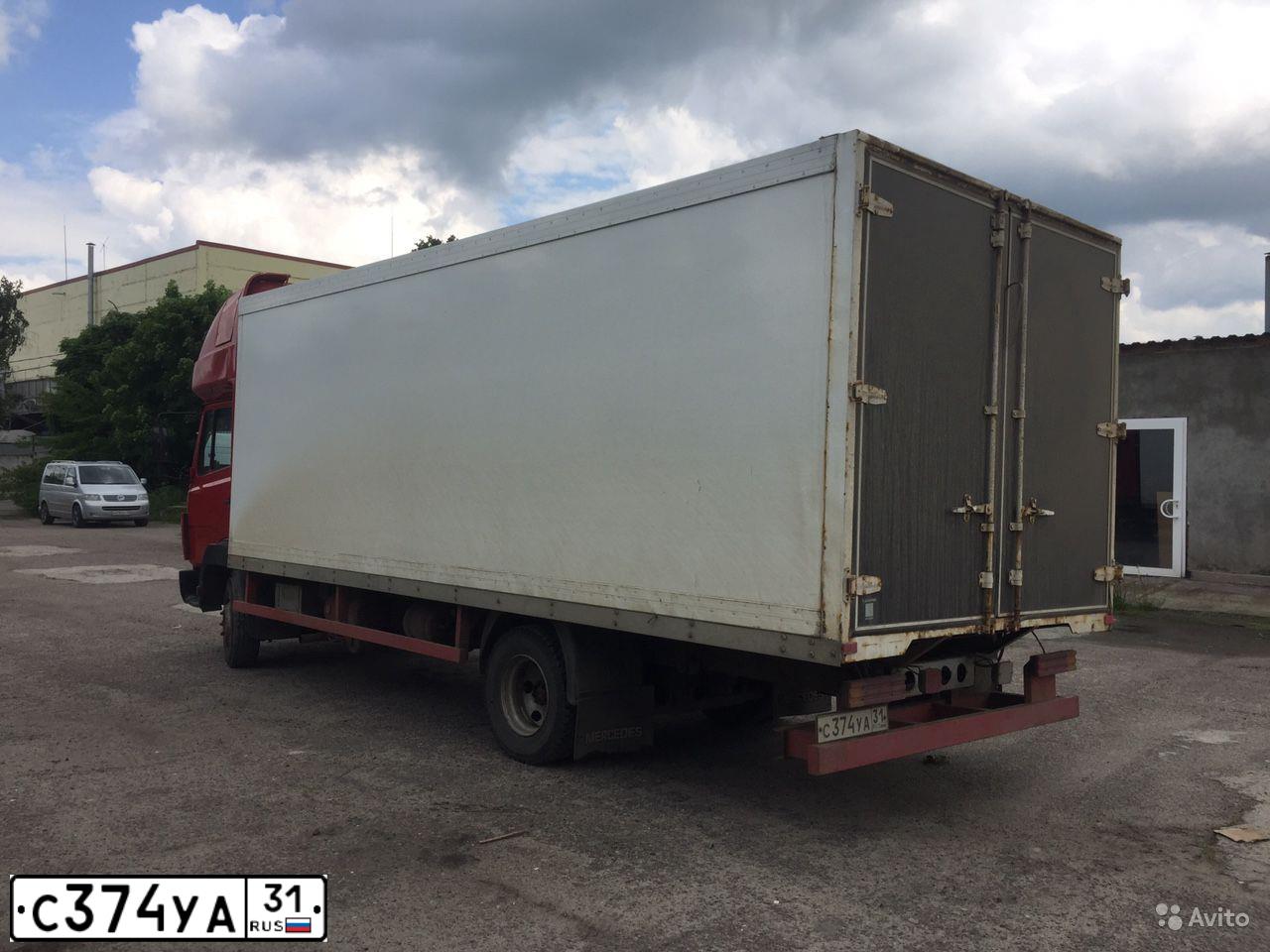 Фото автомобиля MERCEDES LK-SERIE, 1993 — госномер Т382ЕК761. Цвет: Красный
