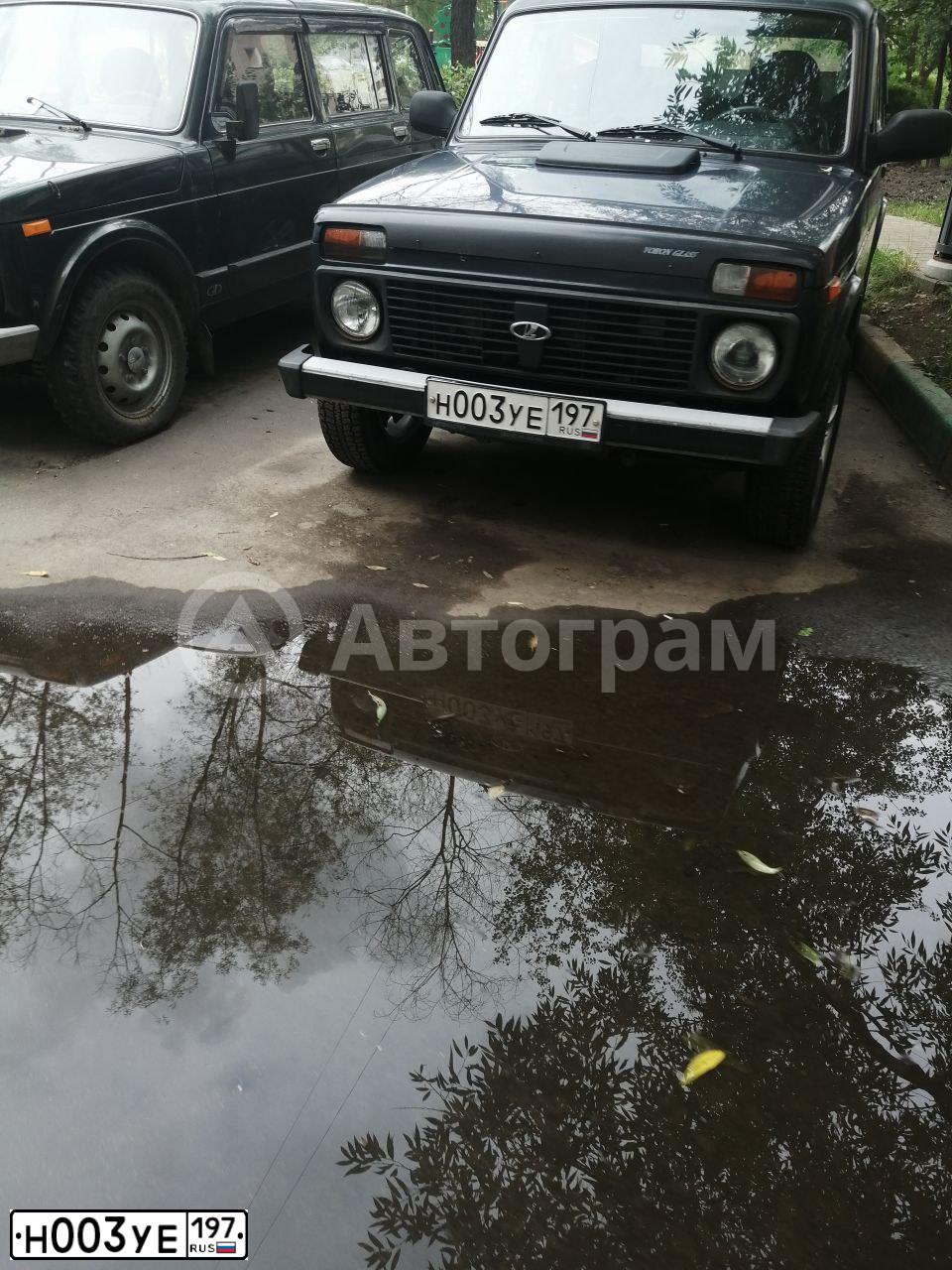 Фото автомобиля LADA 2121 NIVA, 2015 — госномер О274ЕВ32. Цвет: ЗЕЛЕНЫЙ ТЕМНЫЙ