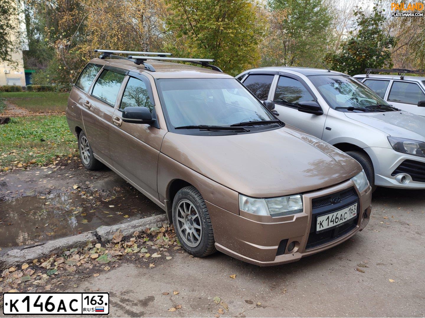 Фото автомобиля LADA 2111, 2007 — госномер К146АС163. Цвет: Коричневый