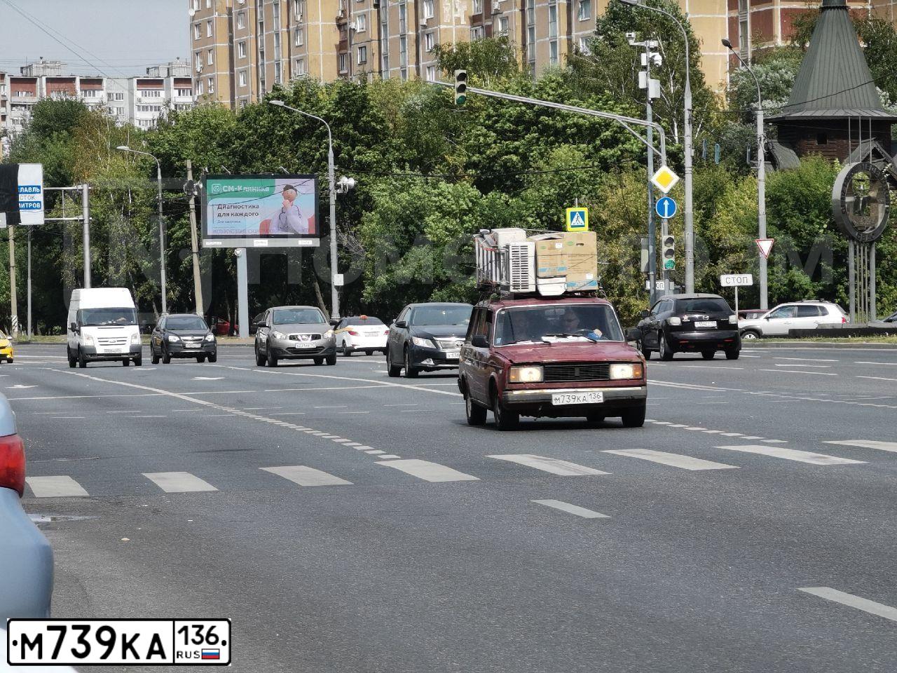 Фото автомобиля LADA 2104 LADA, 2007 — госномер М739КА136. Цвет: ПОРТУ (КРАСНЫЙ)