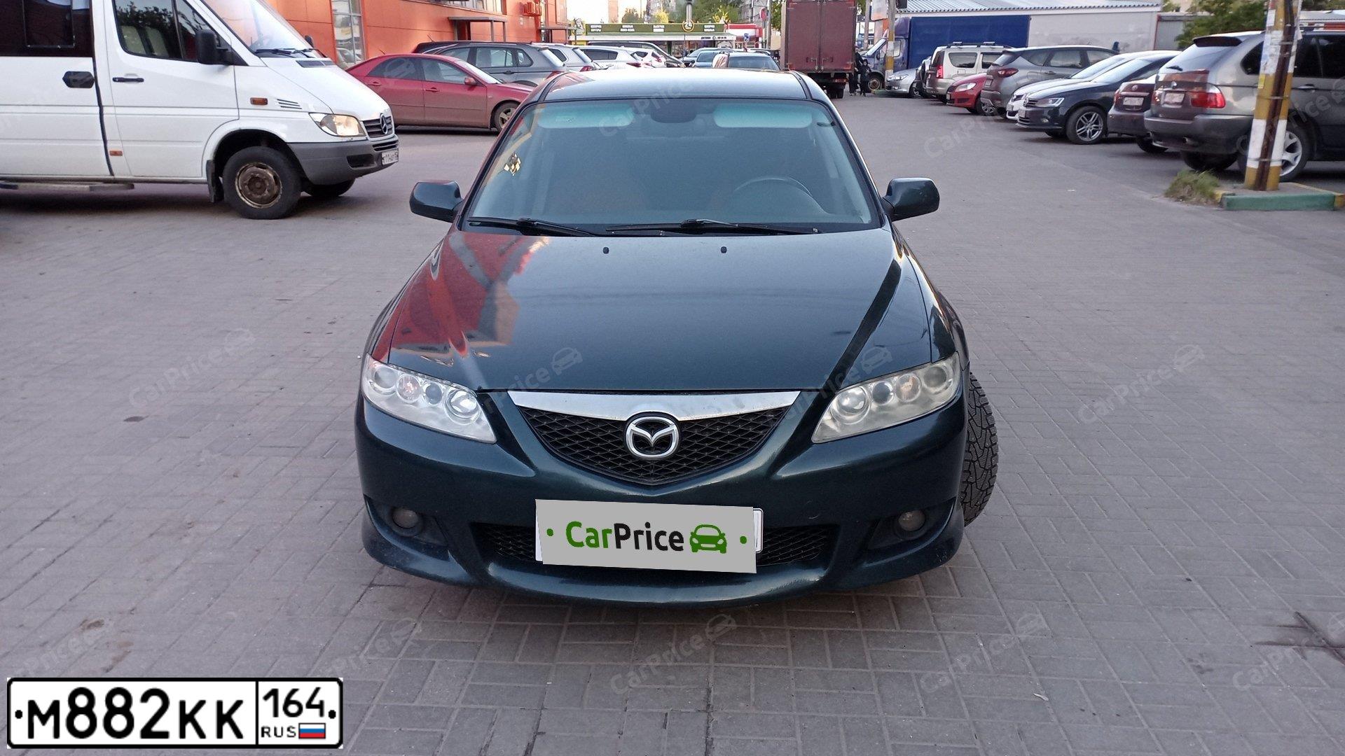 Фото автомобиля MAZDA 6, 2004 — госномер М882КК164. Цвет: ЗЕЛЕНЫЙ