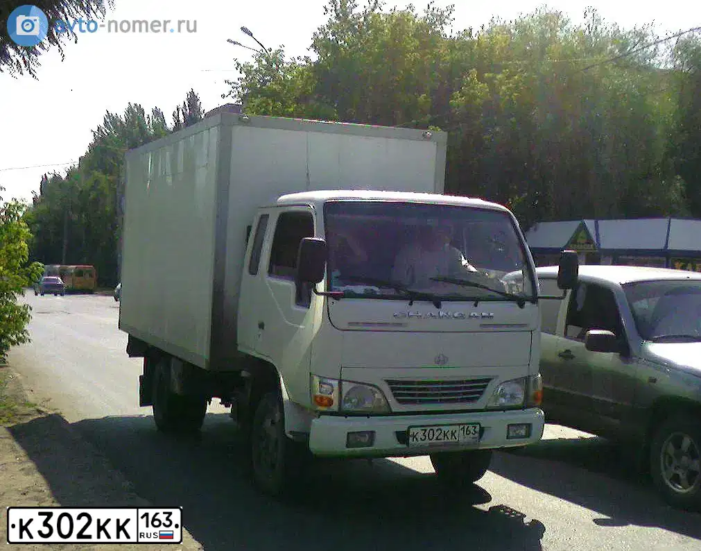 Фото автомобиля HYUNDAI PORTER, 2007 — госномер К302КК163. Цвет: Белый