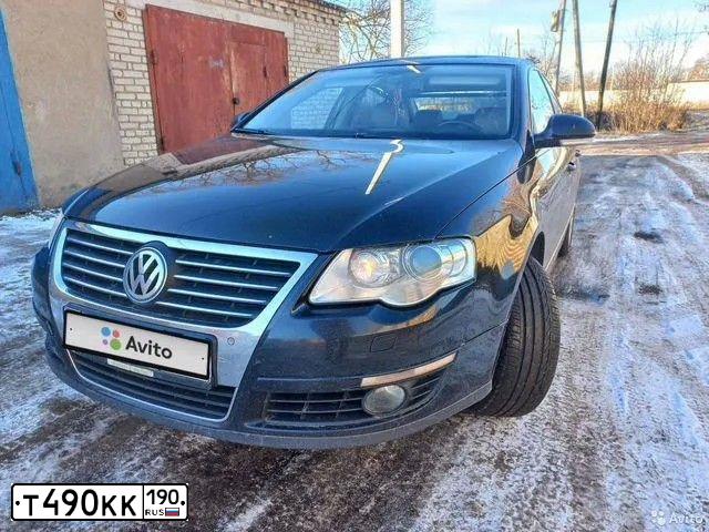 Фото автомобиля VOLKSWAGEN PASSAT, 2005 — госномер Т490КК190. Цвет: ЧЕРНЫЙ