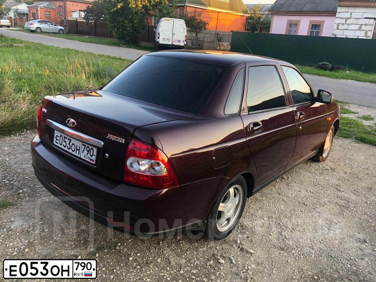 Фото автомобиля LADA 2170 PRIORA, 2012 — госномер У454ВМ62. Цвет: ТЕМНО-ВИШНЕВЫЙ