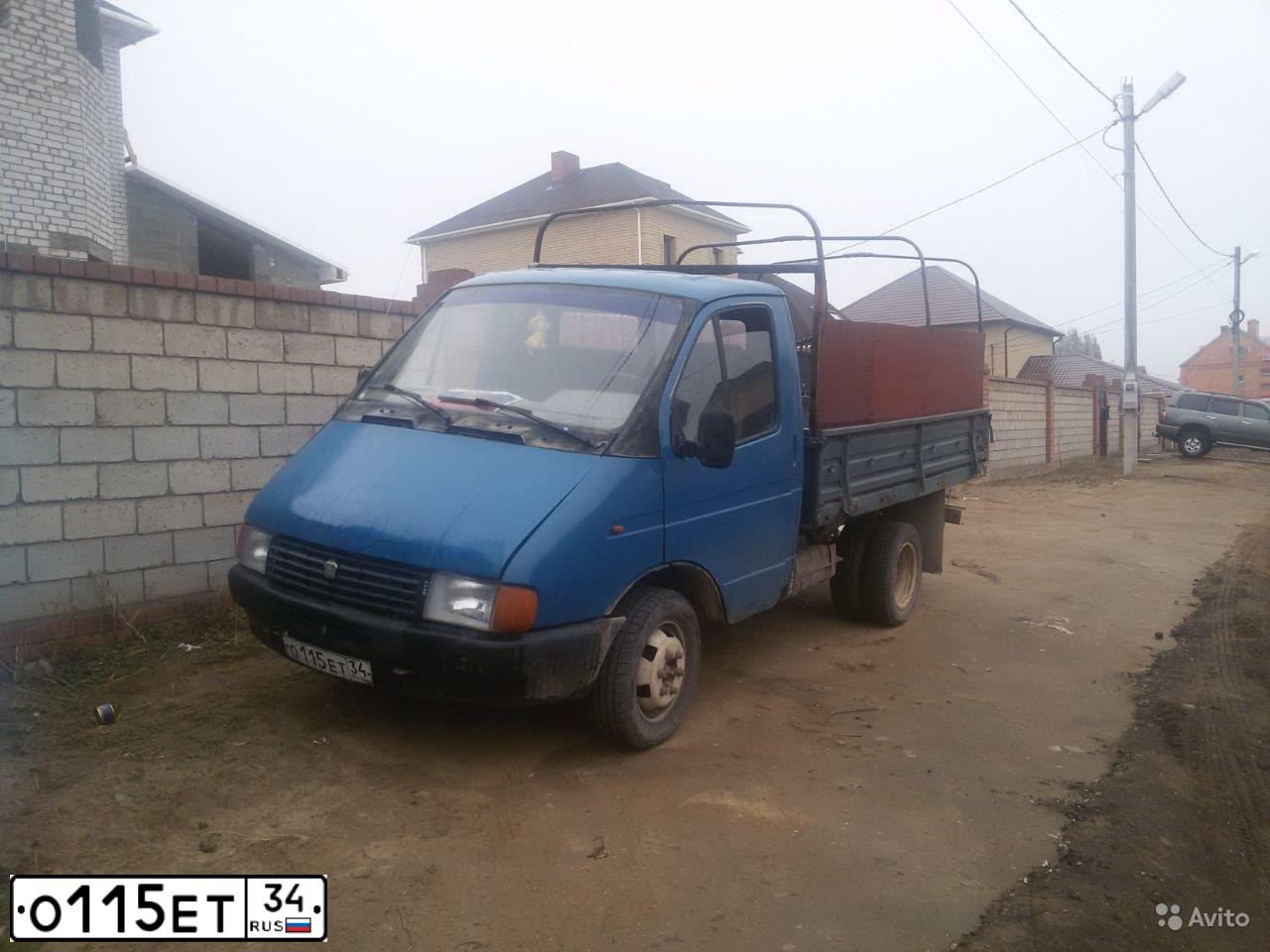 Фото автомобиля GAZ 3202, 1996 — госномер Е166МН95. Цвет: синий