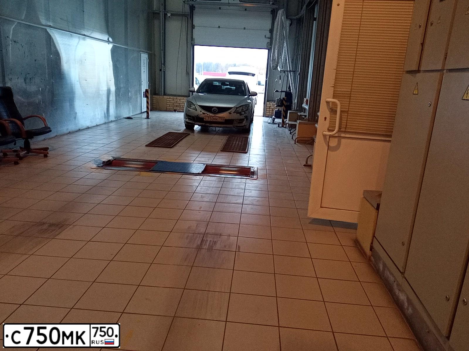 Фото автомобиля MAZDA 6, 2008 — госномер С750МК750. Цвет: Серый