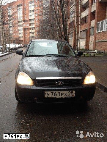 Фото автомобиля LADA 2172 PRIORA, 2010 — госномер О640НО29. Цвет: СИНЕ-ЧЁРНЫЙ
