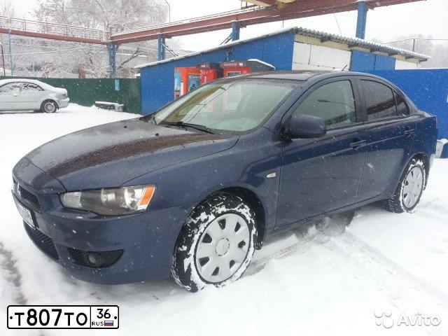 Фото автомобиля MITSUBISHI LANCER, 2007 — госномер К866АН136. Цвет: СИНИЙ