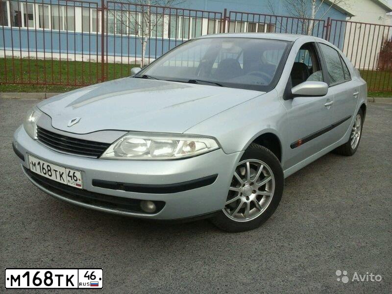 Фото автомобиля RENAULT LAGUNA, 2003 — госномер М168ТК46. Цвет: СЕРЕБРИСТЫЙ