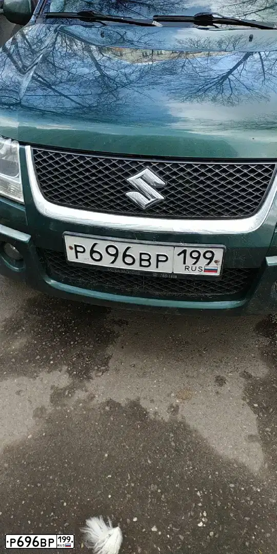 Фото автомобиля SUZUKI /GRAND/ VITARA, 2005 — госномер Р696ВР199. Цвет: ЗЕЛЕНЫЙ