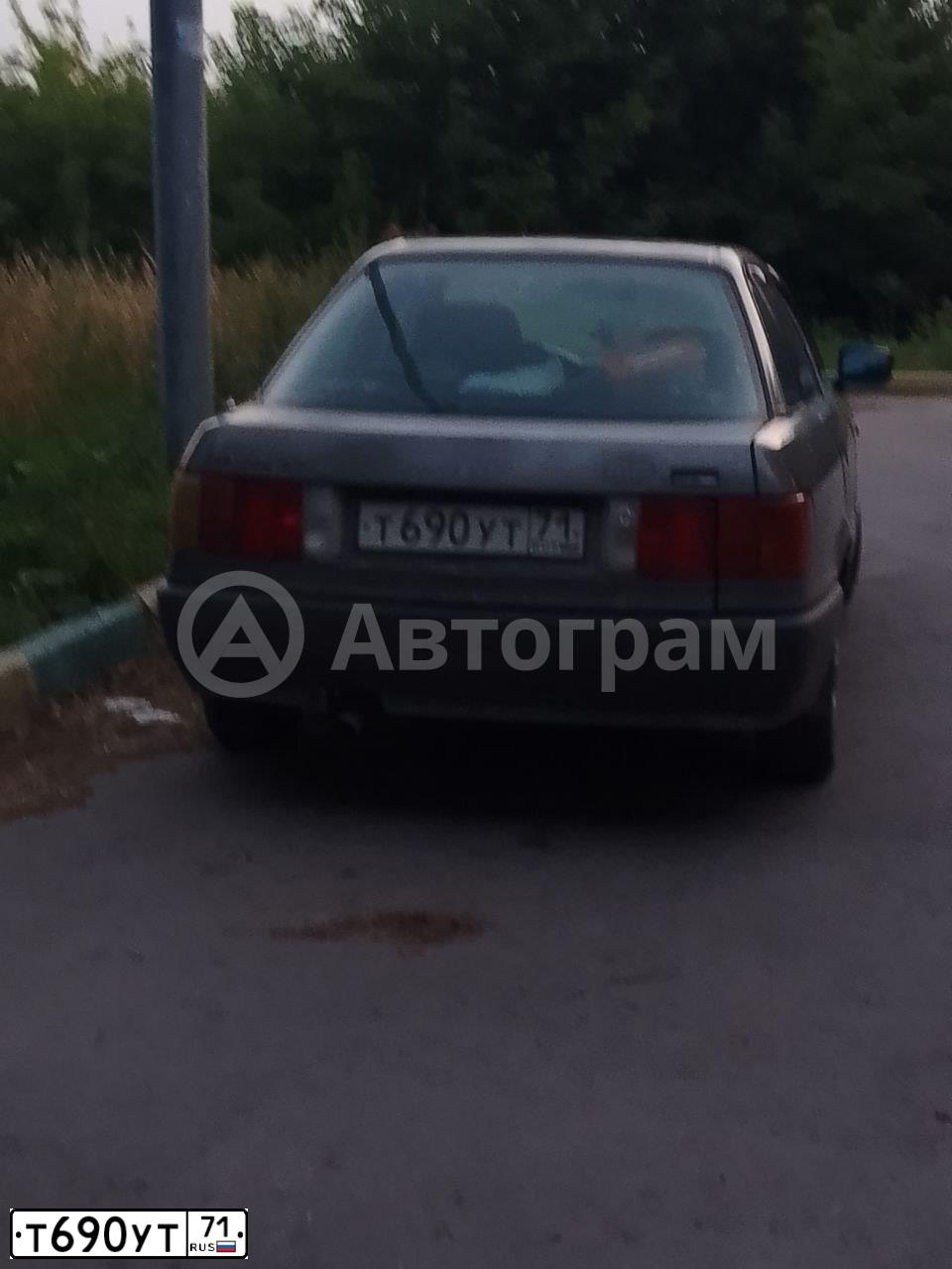 Фото автомобиля AUDI 80, 1988 — госномер О121РР71. Цвет: БЕЛЫЙ СЕРЫЙ