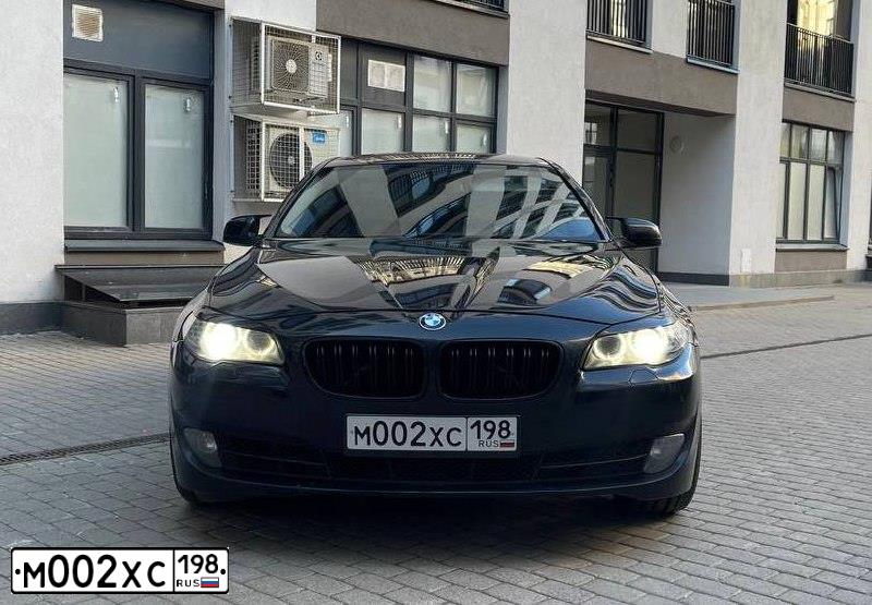Фото автомобиля BMW 520I, 2013 — госномер К321ВХ323. Цвет: ЧЕРНЫЙ