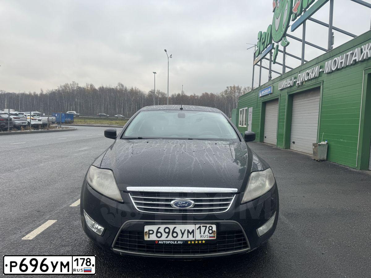 Фото автомобиля FORD MONDEO, 2010 — госномер Е180УС33. Цвет: ЧЕРНЫЙ
