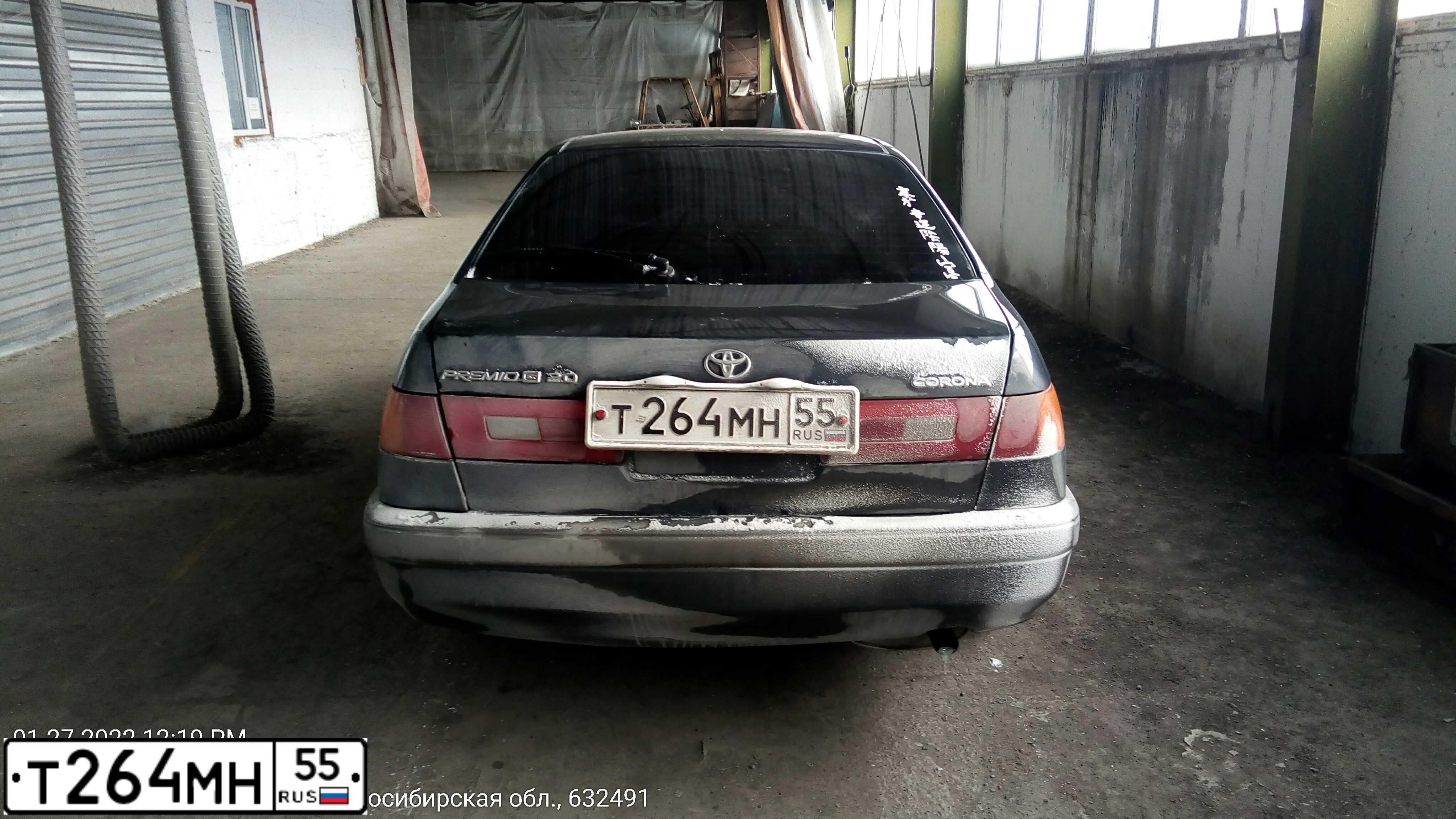 Фото автомобиля TOYOTA PREMIO, 1996 — госномер М109АМ154