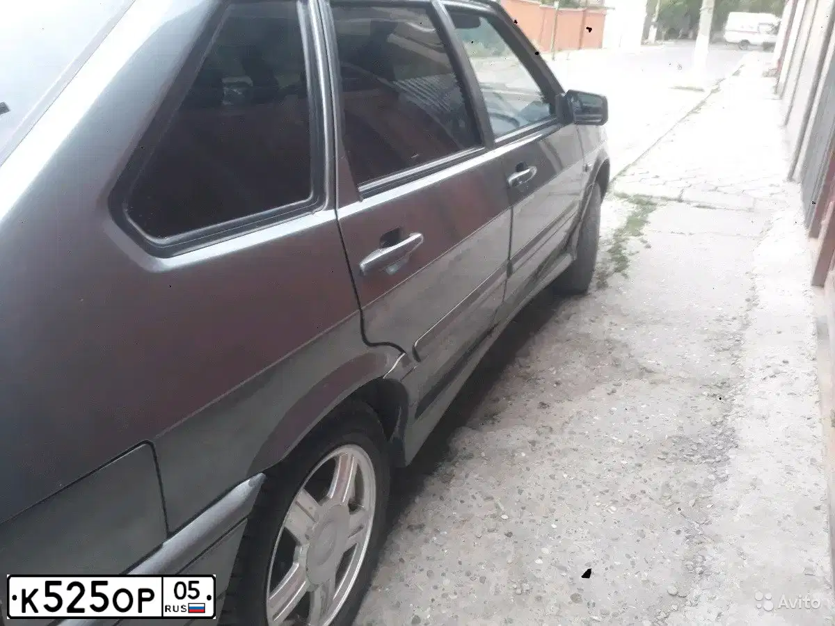 Фото автомобиля LADA 2114 SAMARA, 2009 — госномер К525ОР05. Цвет: СРЕДНИЙ СЕРО-ЗЕЛЕНЫЙ МЕТ.