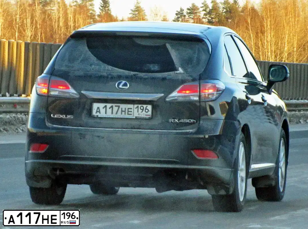 Фото автомобиля LEXUS RX, 2013 — госномер А117НЕ196