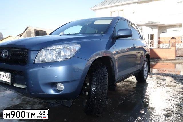 Фото автомобиля TOYOTA RAV4, 2008 — госномер А666КА43. Цвет: СЕРО СИНИЙ