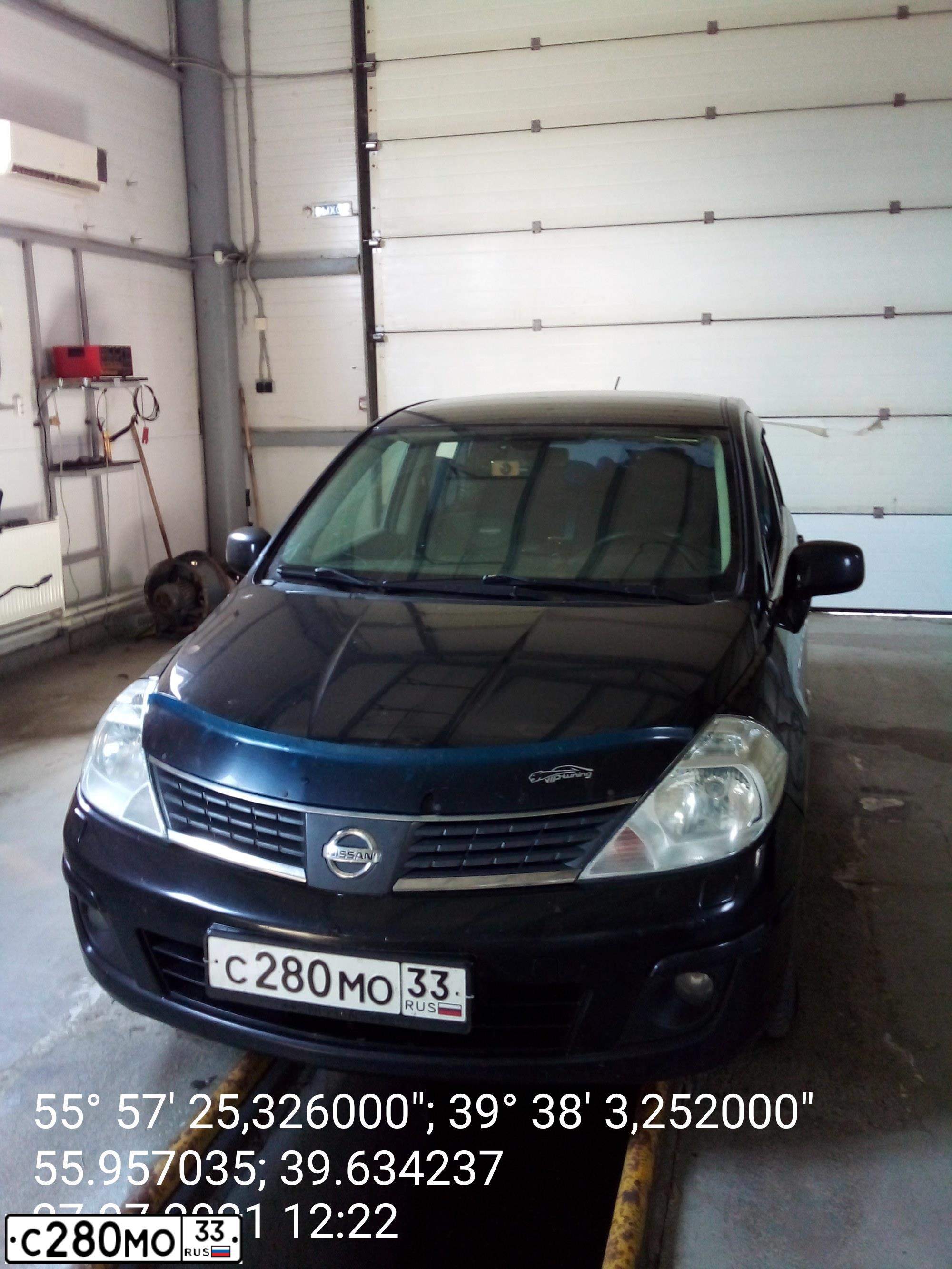 Фото автомобиля NISSAN TIIDA, 2008 — госномер К722ТТ790