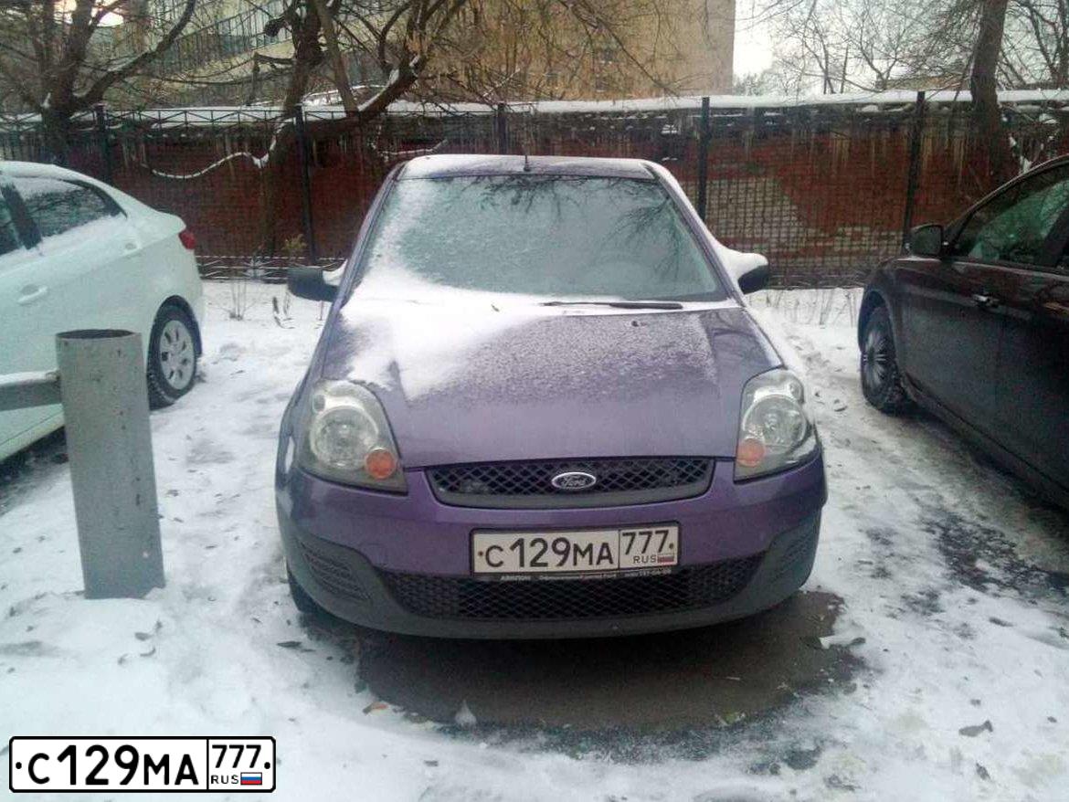 Фото автомобиля FORD FIESTA, 2007 — госномер К321РХ790