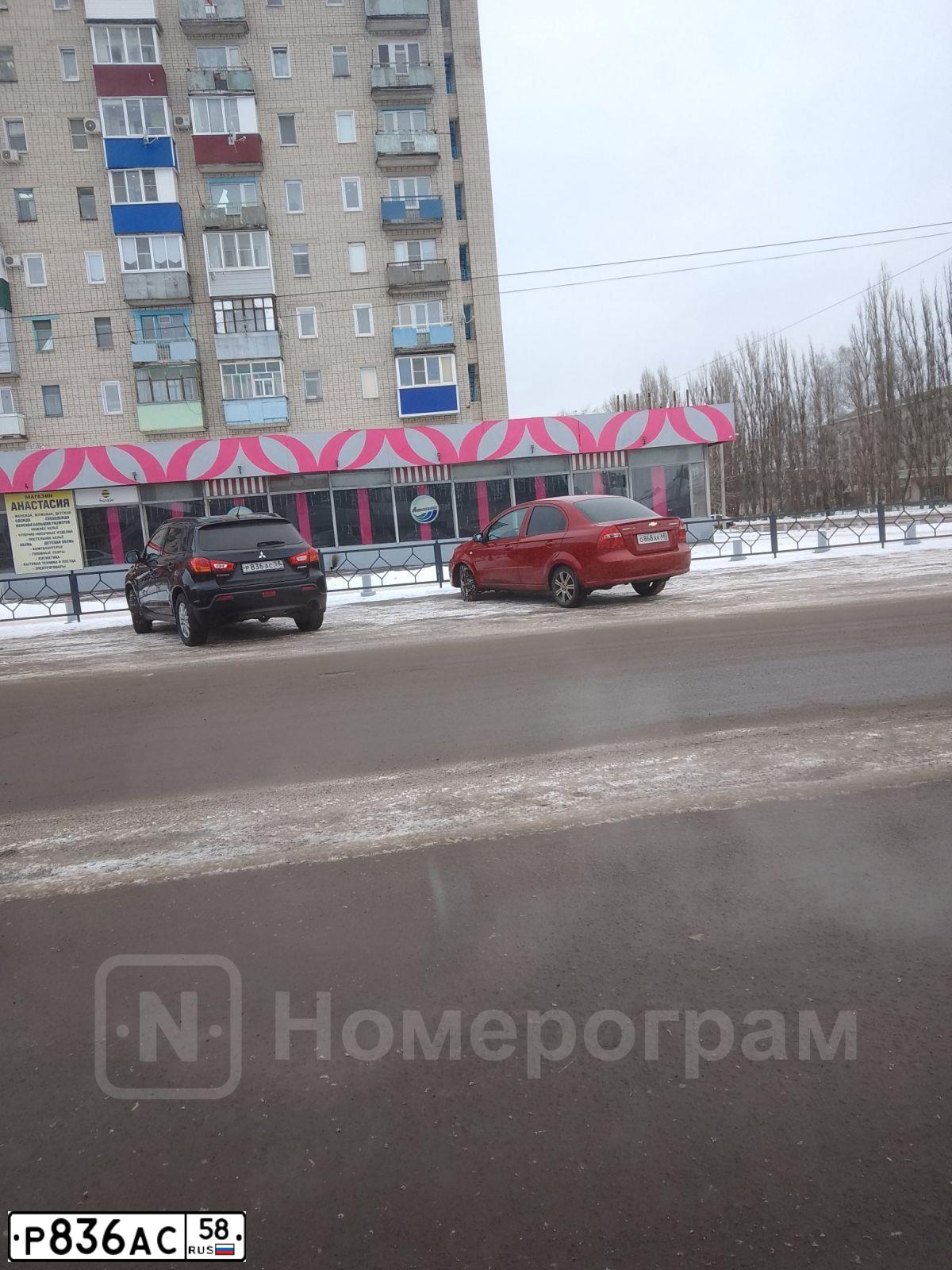 Фото автомобиля MITSUBISHI ASX, 2011 — госномер Р836АС58. Цвет: ЧЕРНЫЙ