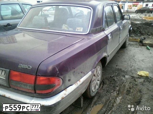 Фото автомобиля GAZ 3110 WOLGA, 2001 — госномер Р559РС777. Цвет: БАКЛАЖАН.
