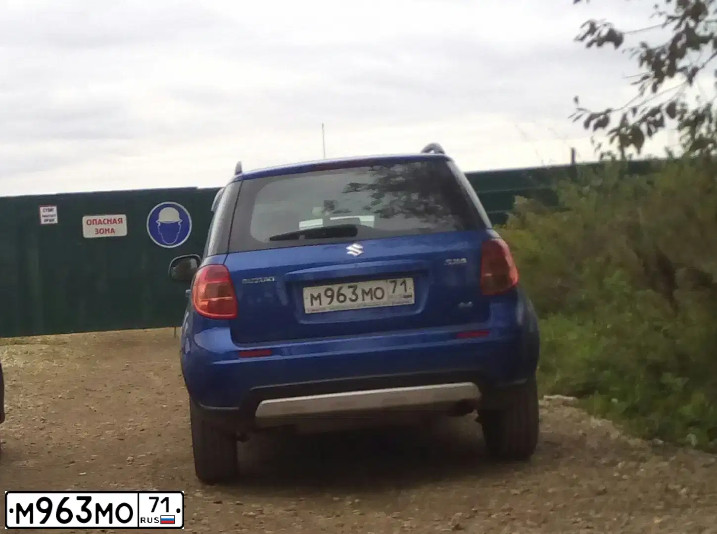 Фото автомобиля SUZUKI SX 4, 2012 — госномер М963МО71. Цвет: СИНИЙ