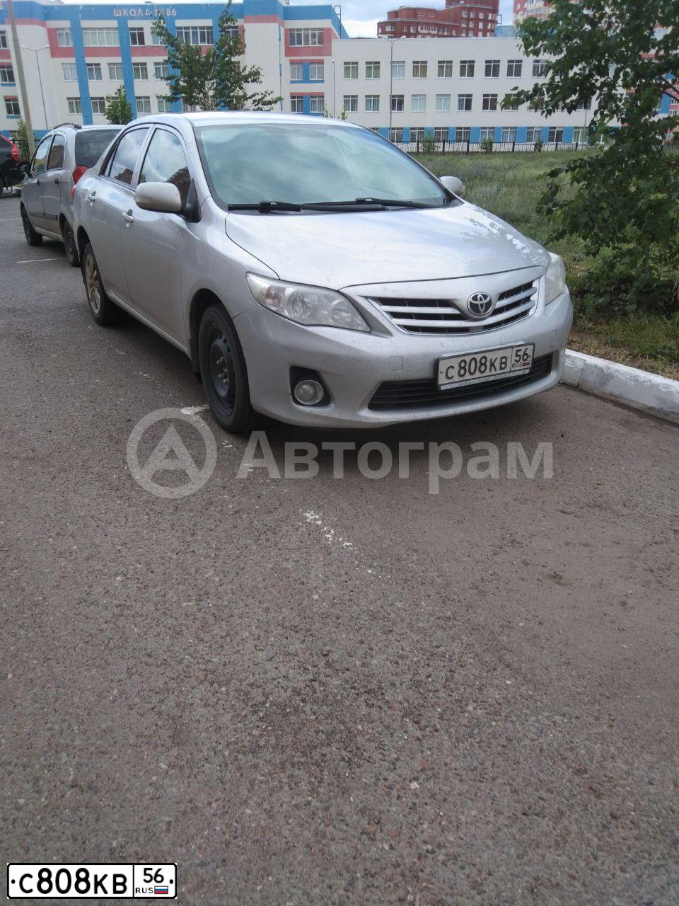 Фото автомобиля TOYOTA COROLLA, 2013 — госномер С808КВ56