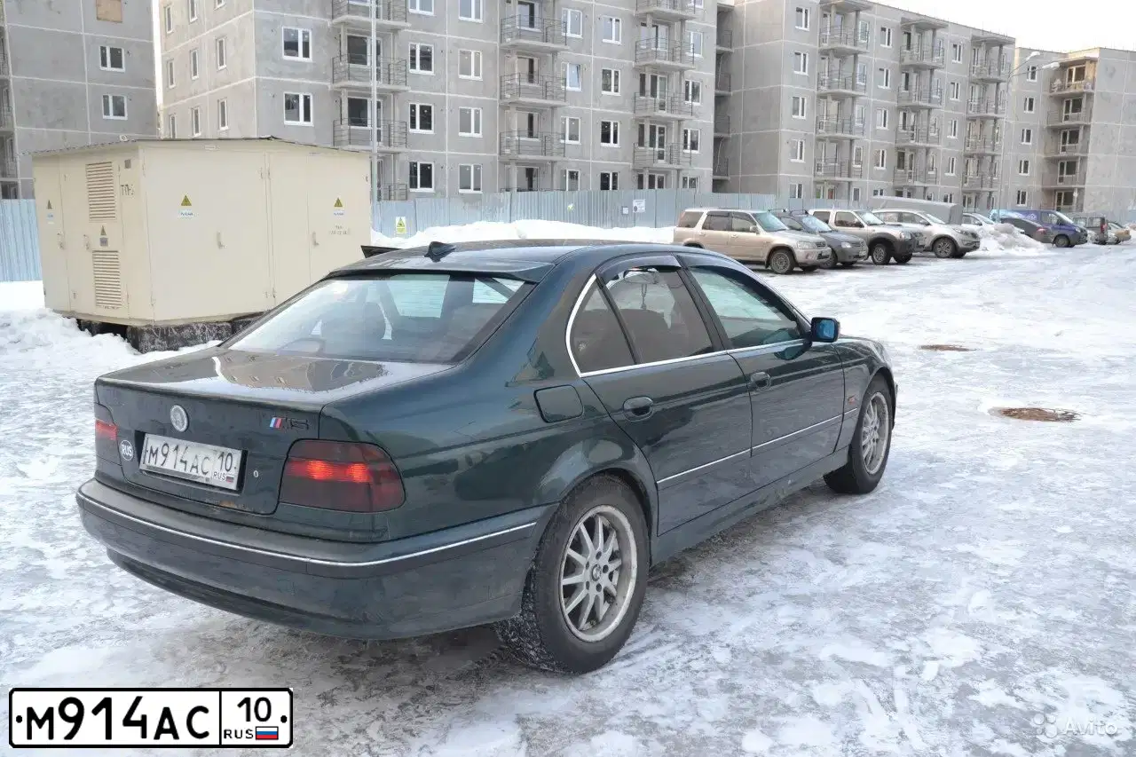 Фото автомобиля BMW SERIE 5, 1998 — госномер Х260МН178. Цвет: ЗЕЛЕНЫЙ
