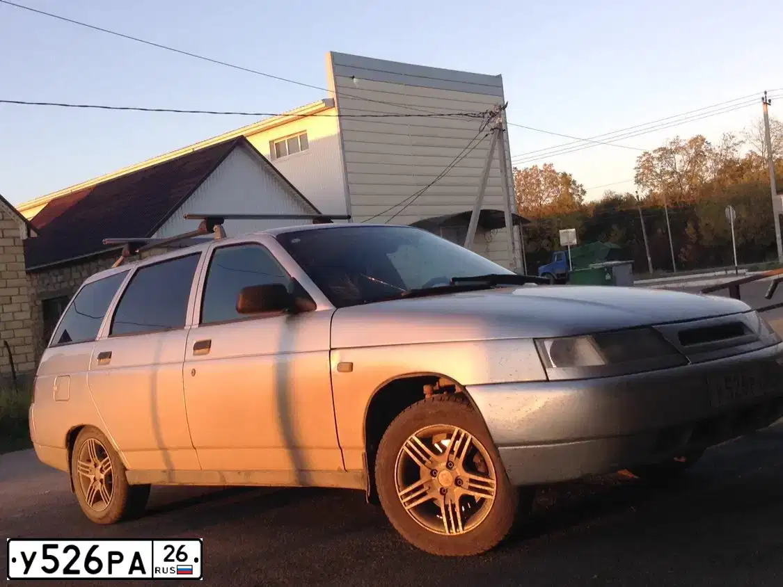 Фото автомобиля LADA 2111 LADA, 2007 — госномер В292НА07. Цвет: Светло-Серебристый металлик