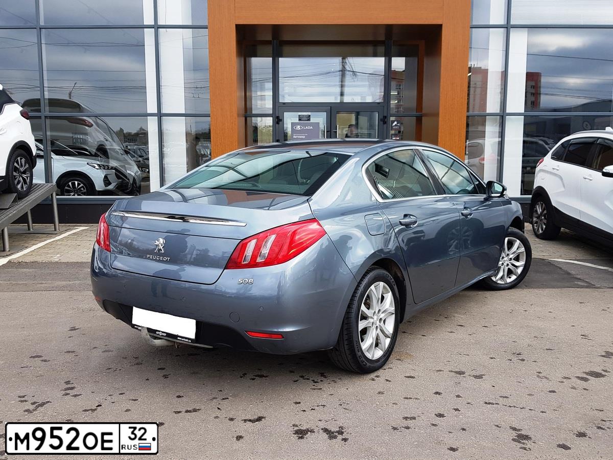 Фото автомобиля PEUGEOT 508, 2012 — госномер С580РС40. Цвет: ТЕМНО-СЕРЫЙ