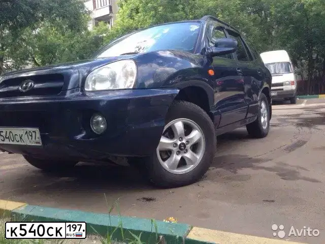 Фото автомобиля TAGAZ SANTA FE CLASSIC, 2008 — госномер К540СК197. Цвет: СИНИЙ