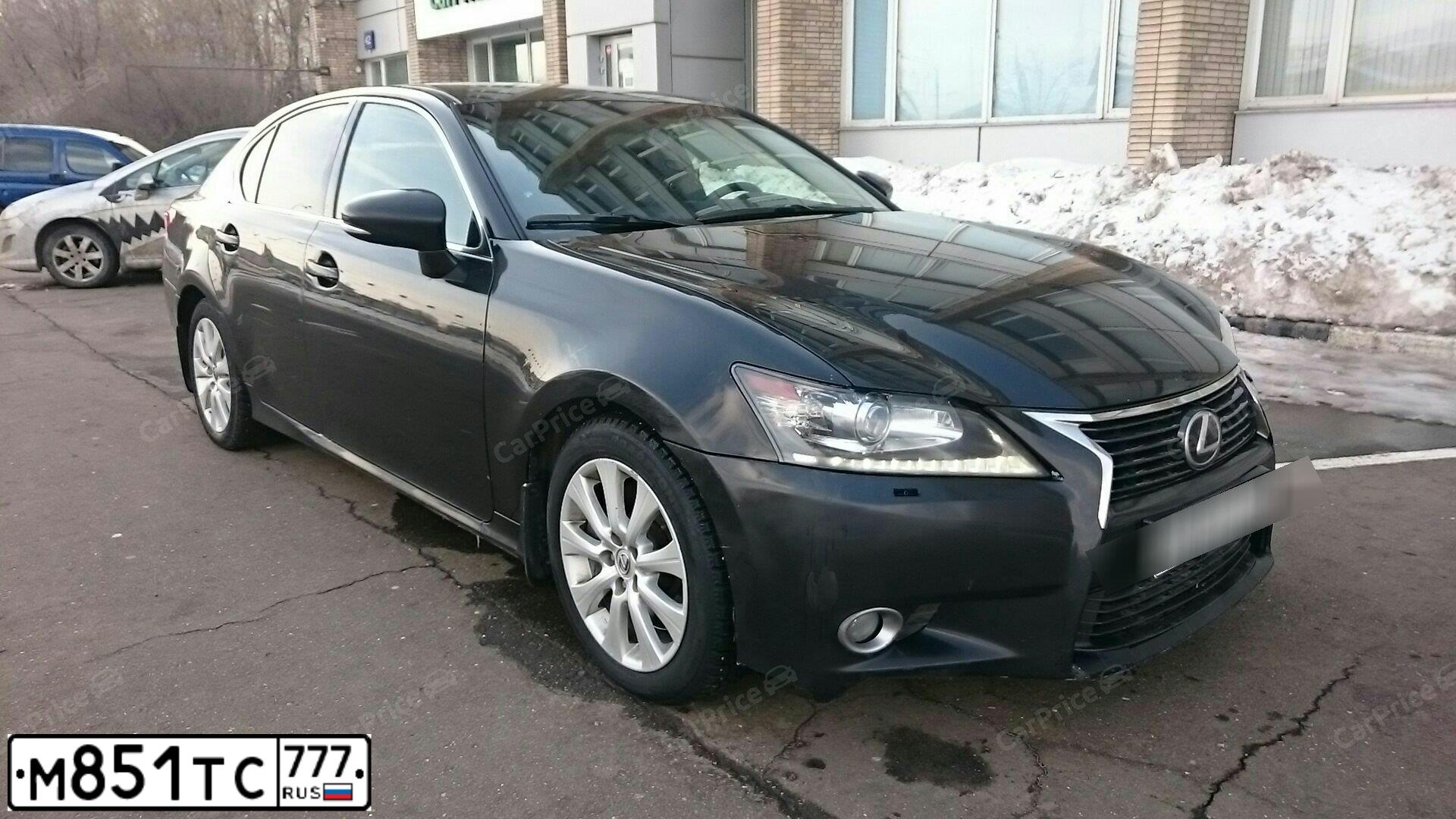 Фото автомобиля LEXUS GS, 2013 — госномер Р303МР126. Цвет: ЧЕРНЫЙ