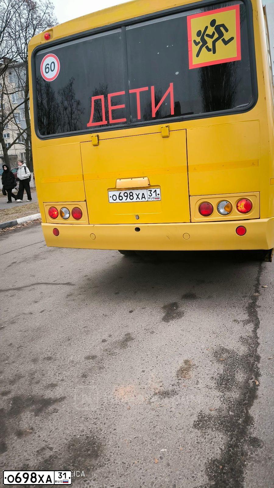 Фото автомобиля PAZ Z 3205, 2018 — госномер О698ХА31