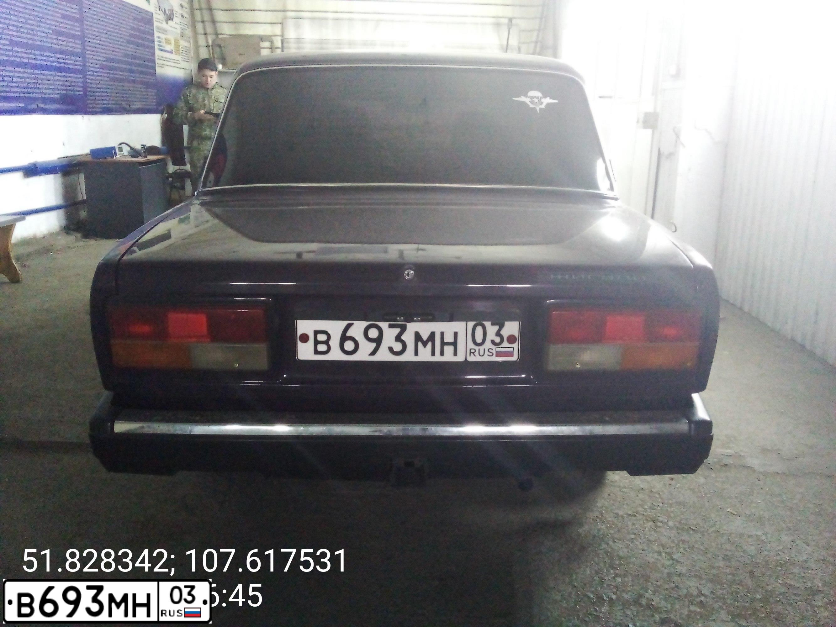 Фото автомобиля LADA 2107 LADA, 2003 — госномер У113КН33. Цвет: ФИОЛЕТОВЫЙ
