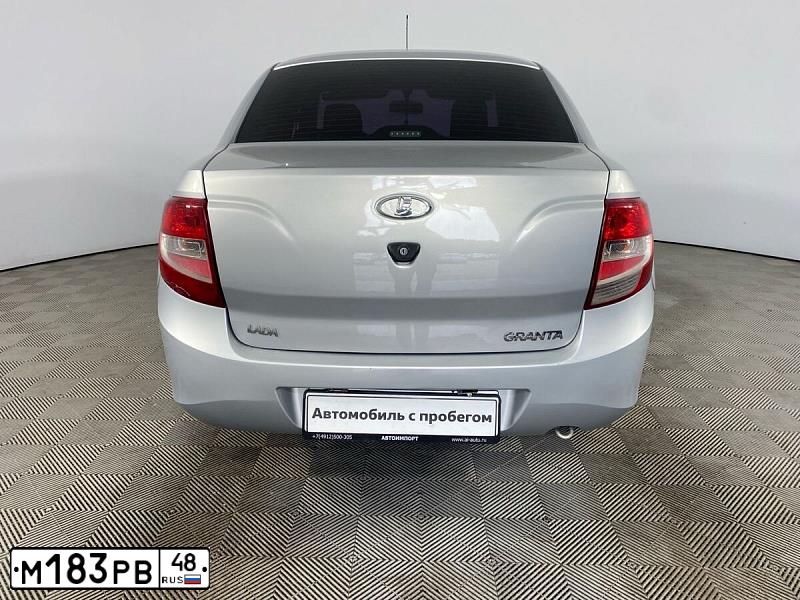 Фото автомобиля LADA GRANTA, 2013 — госномер Х657ТТ62. Цвет: Серебристый
