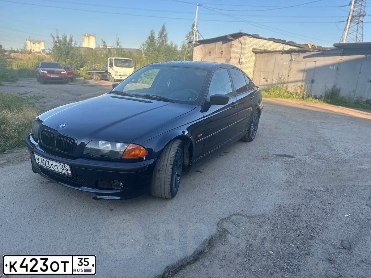 Фото автомобиля BMW SERIE 3, 2000 — госномер Н027КК98. Цвет: синий